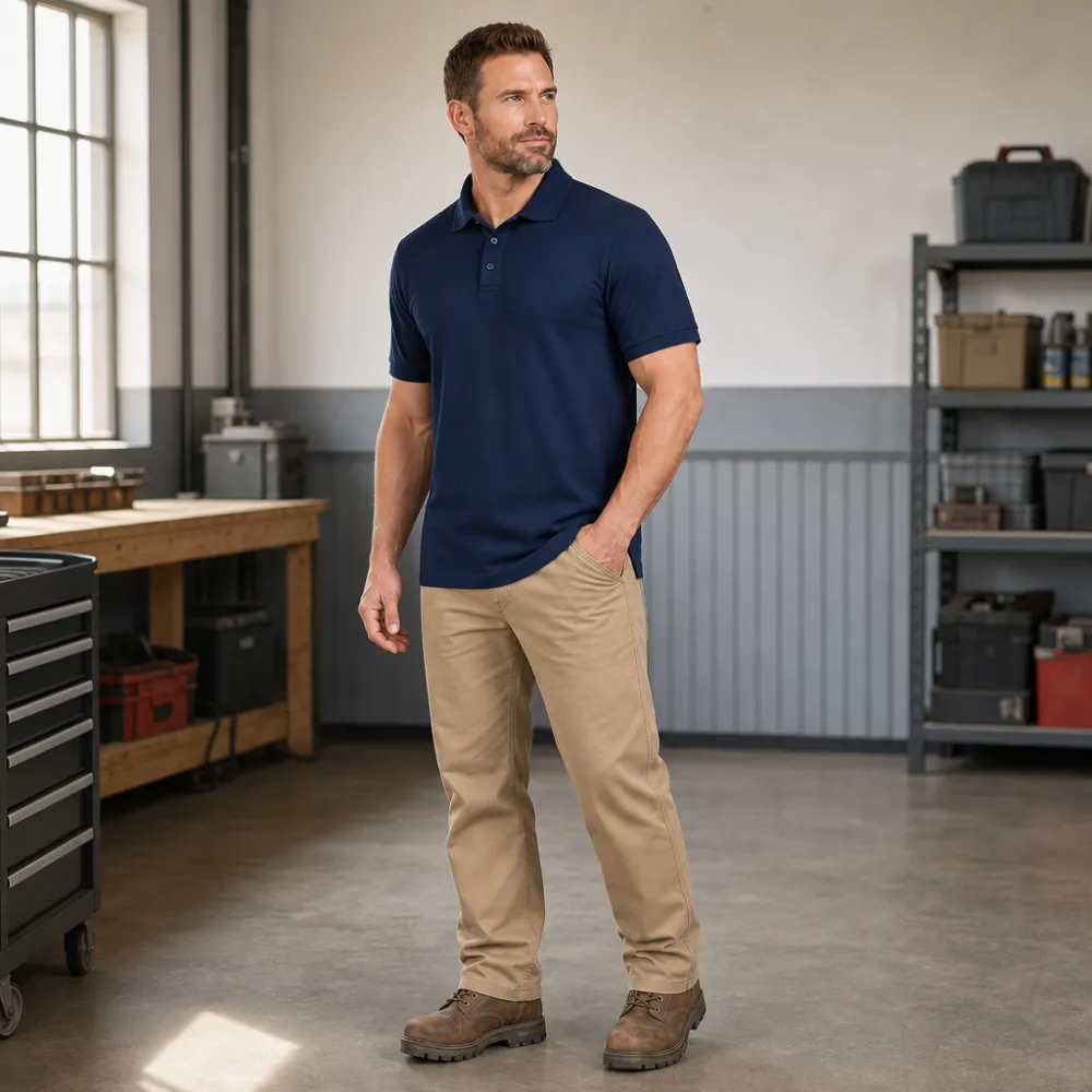 Men’s Classic Short Sleeve Polo Shirt