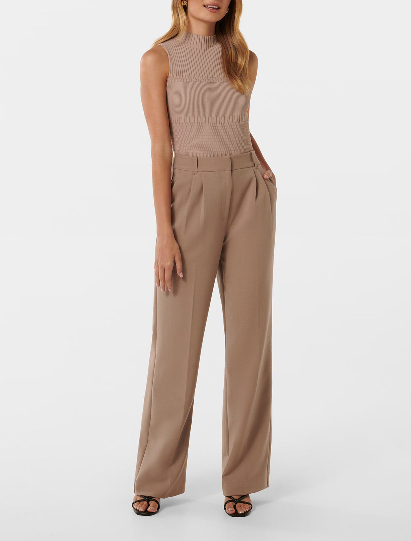 Self Knit Stripe Tank