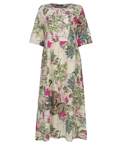 Timeless Refined Women's Floral Maxi Dress