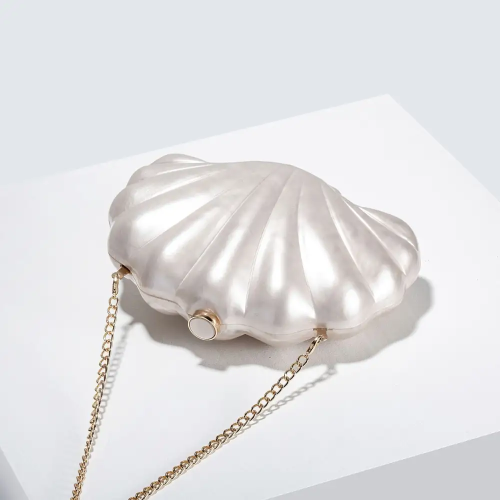 Curved Clutch Bag