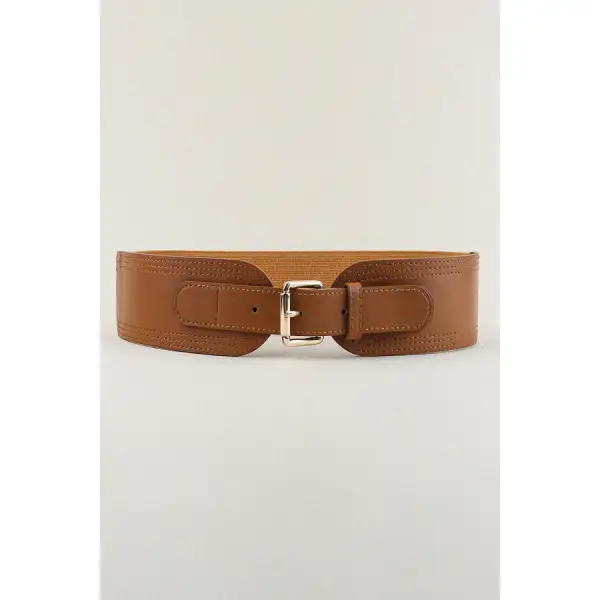 Modern Elastic Wide PU Belt