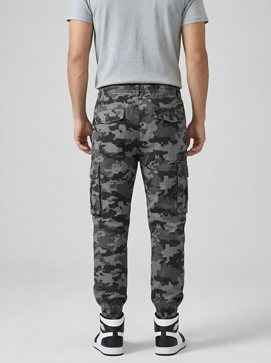 Digital Camo Camouflage Urban Camouflage Cargo Pants