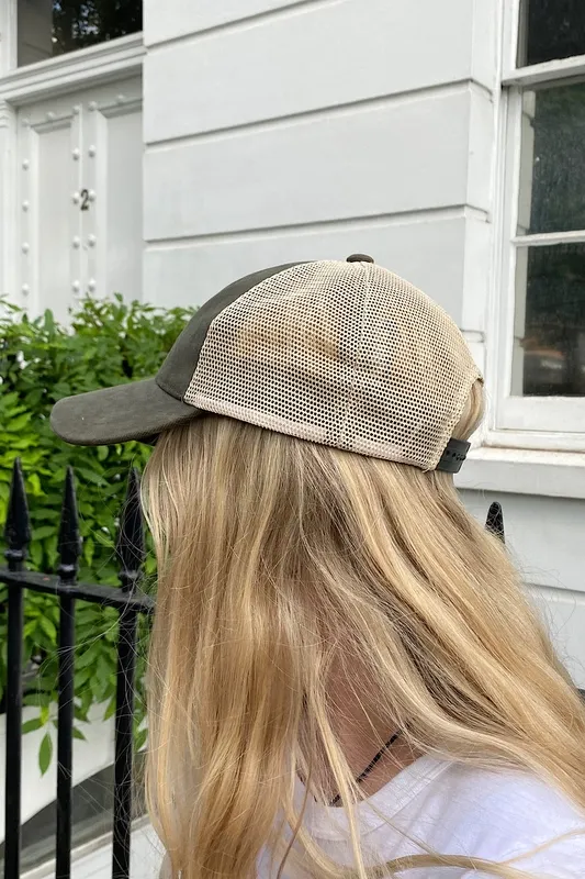 Cotton Mesh Trucker Cap