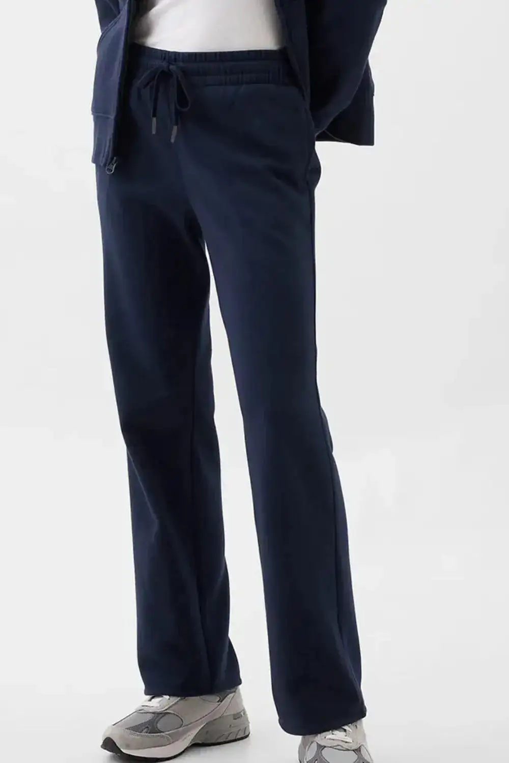 Textured Drawstring Pocket Detail Pants