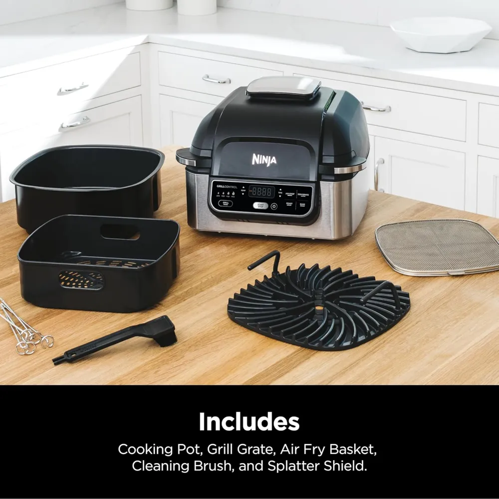 Ninja EG201 Foodi 6-in-1 Indoor Grill with Air Fry