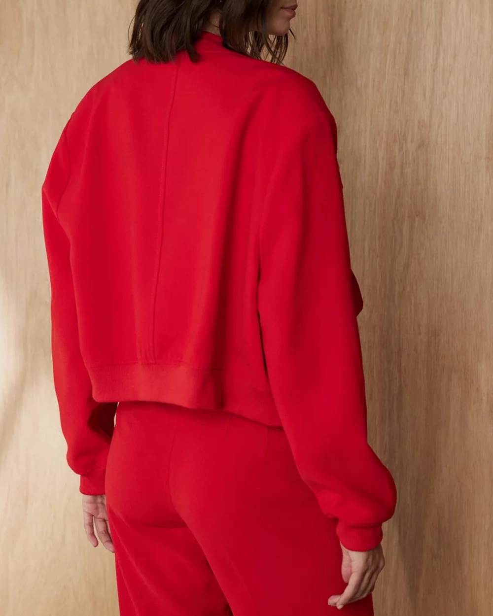 Buttoned Cropped Jacket