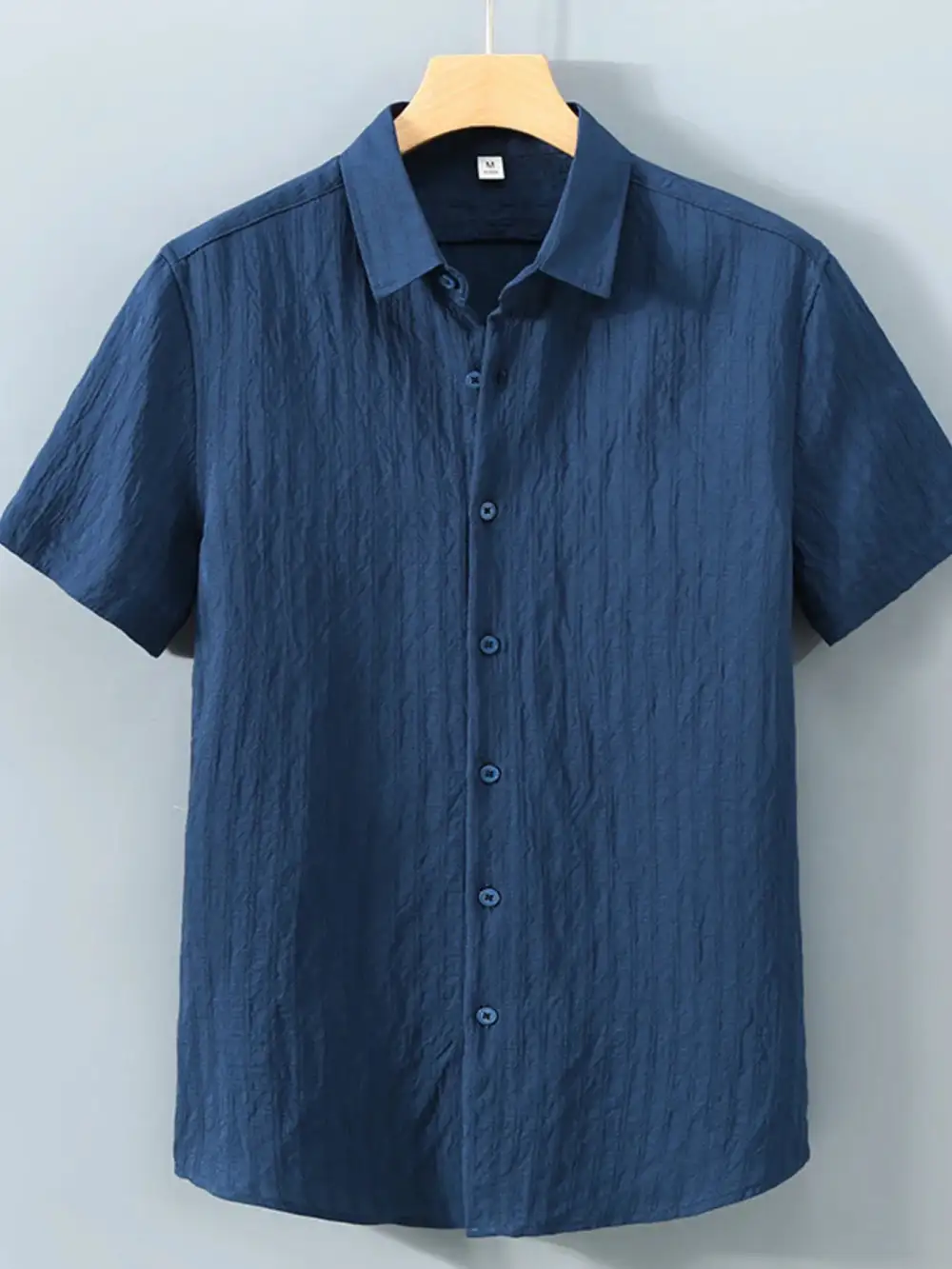 Short-Sleeve Breathable Button-Up Shirt