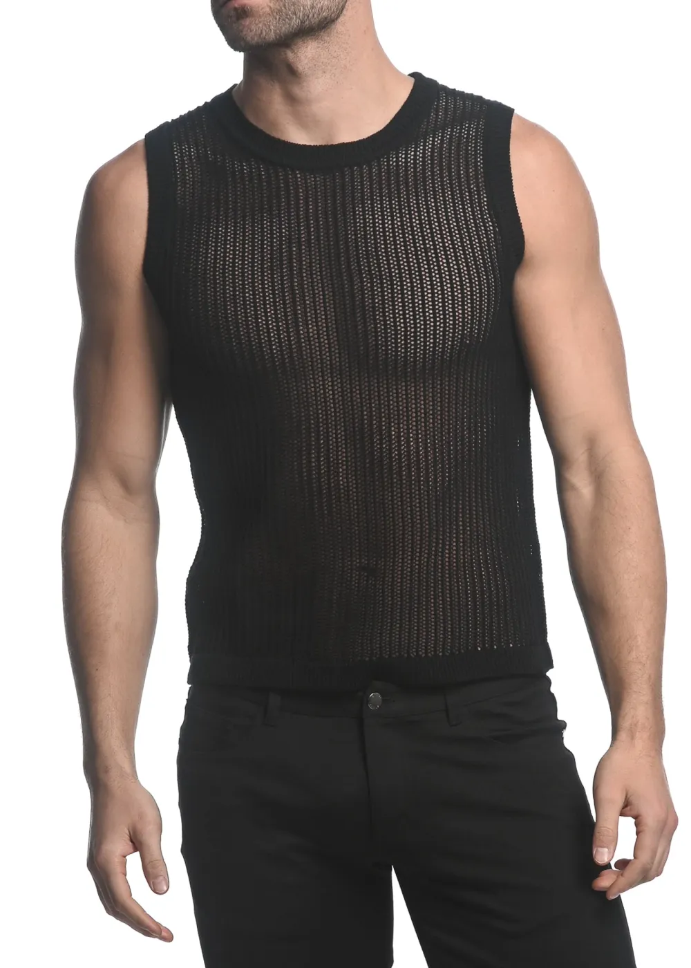 Athletic Open Knit Vest