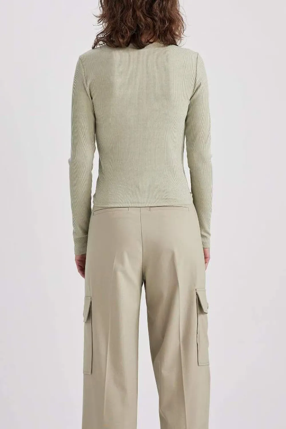 Soft Cotton Solid Long Sleeve Tee