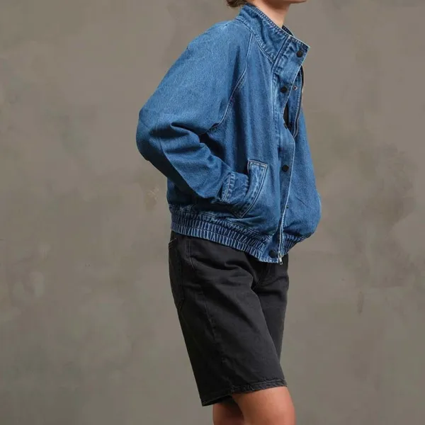 Washed Bomber Jacket