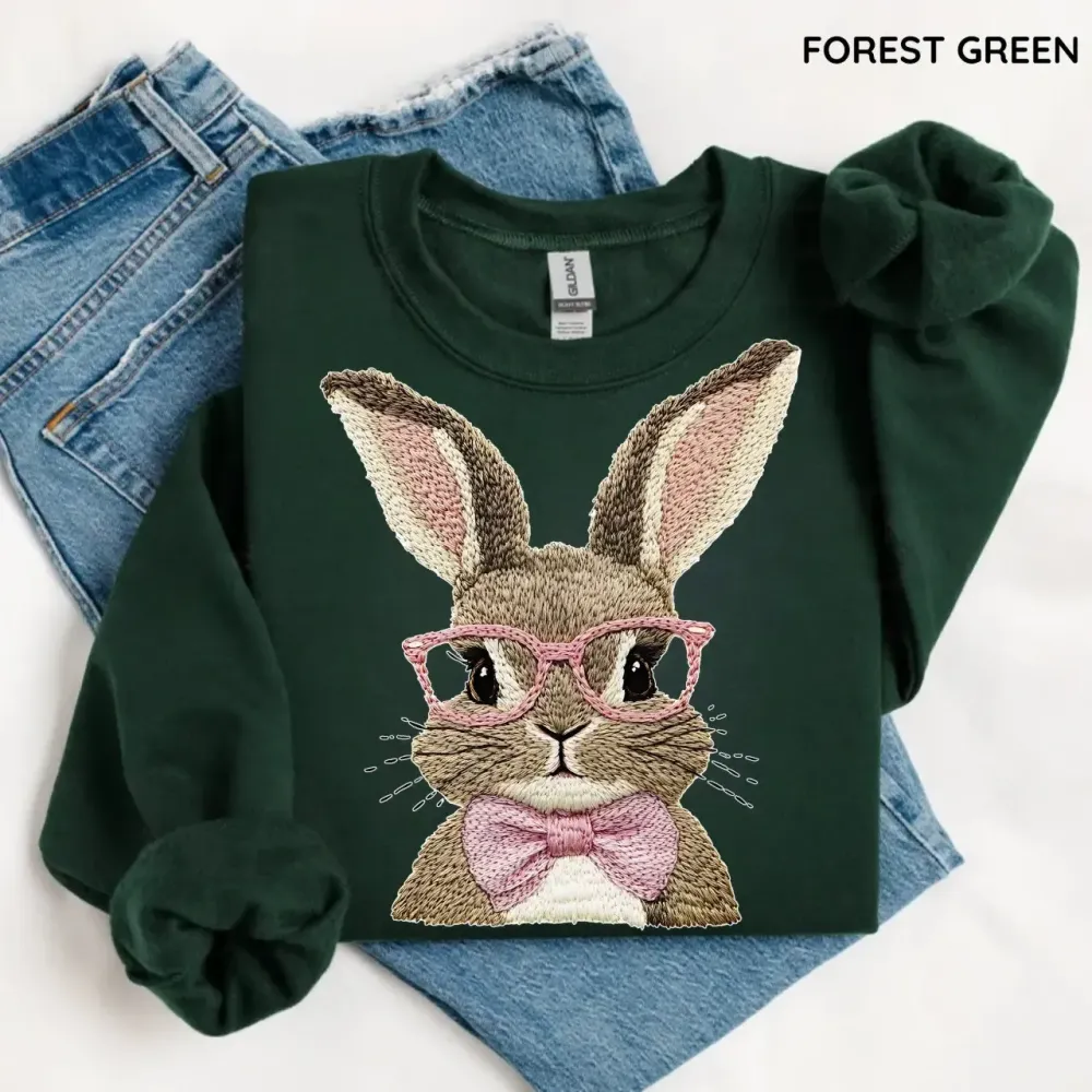 Retro Easter Bunny Sweatshirt
