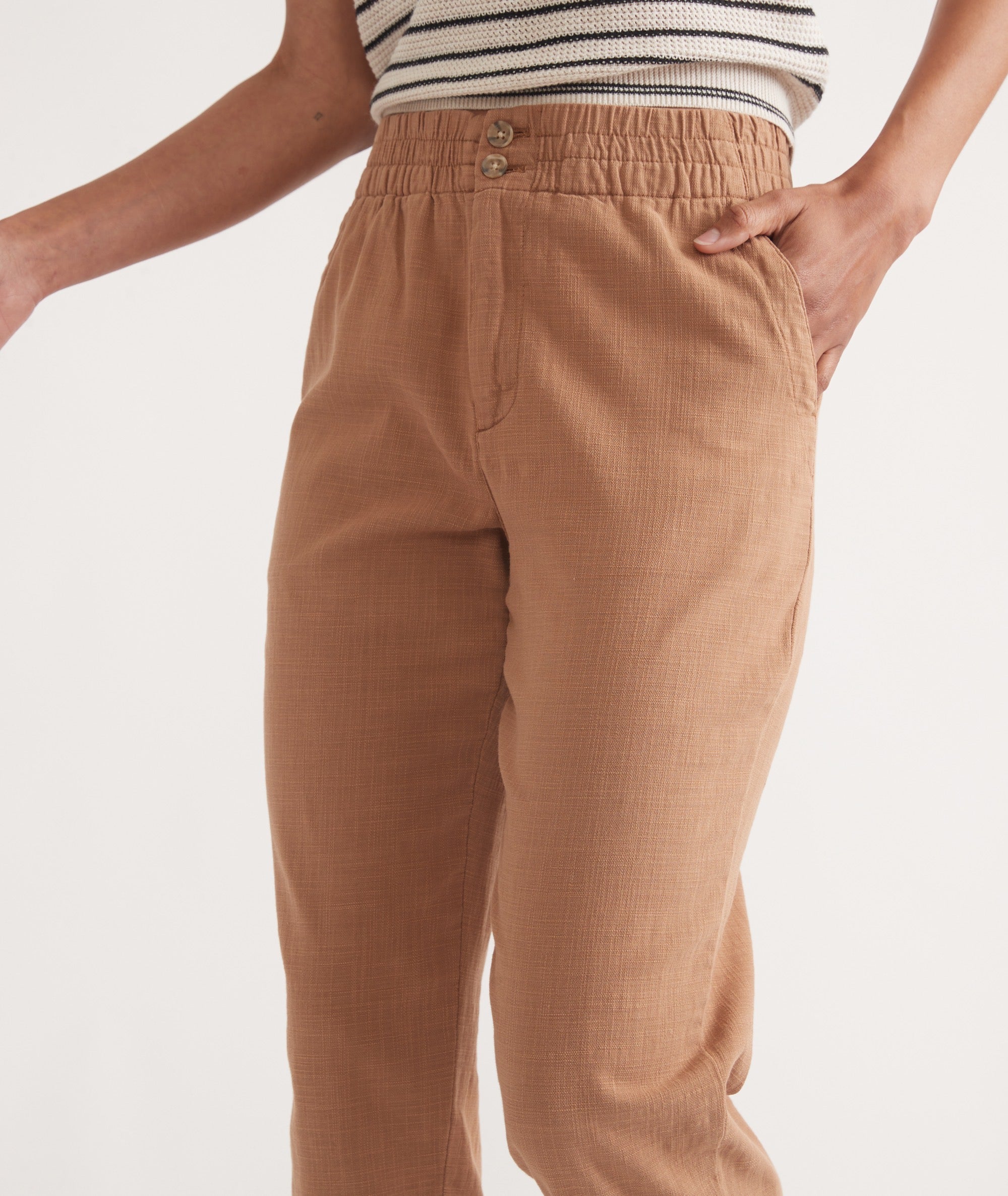 Desert Hue Cropped Trousers