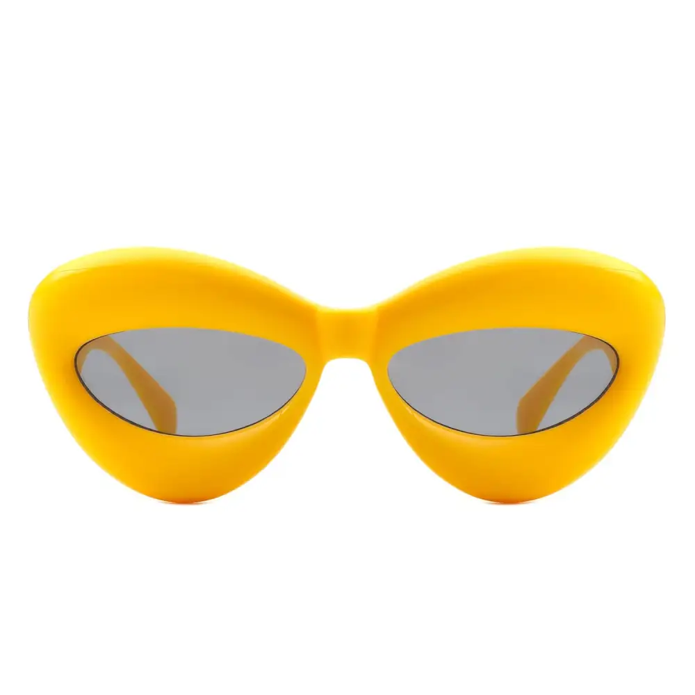 Oversized Irregular Lips Shape Thick Frame Sunglasses