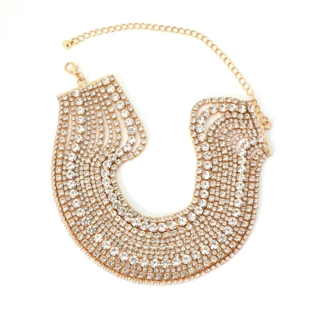 Modern Refined Crystal Necklace
