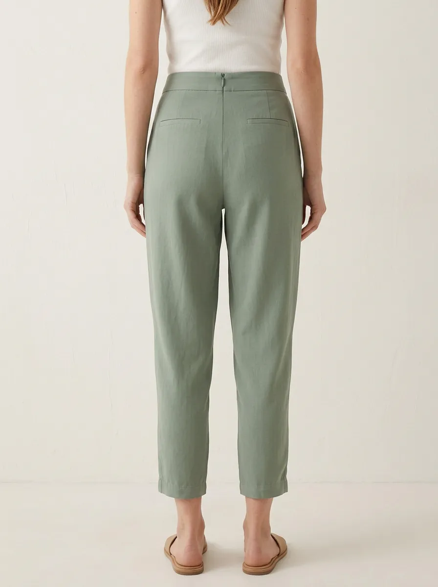 Relaxed Detail Women's Cropped Pants