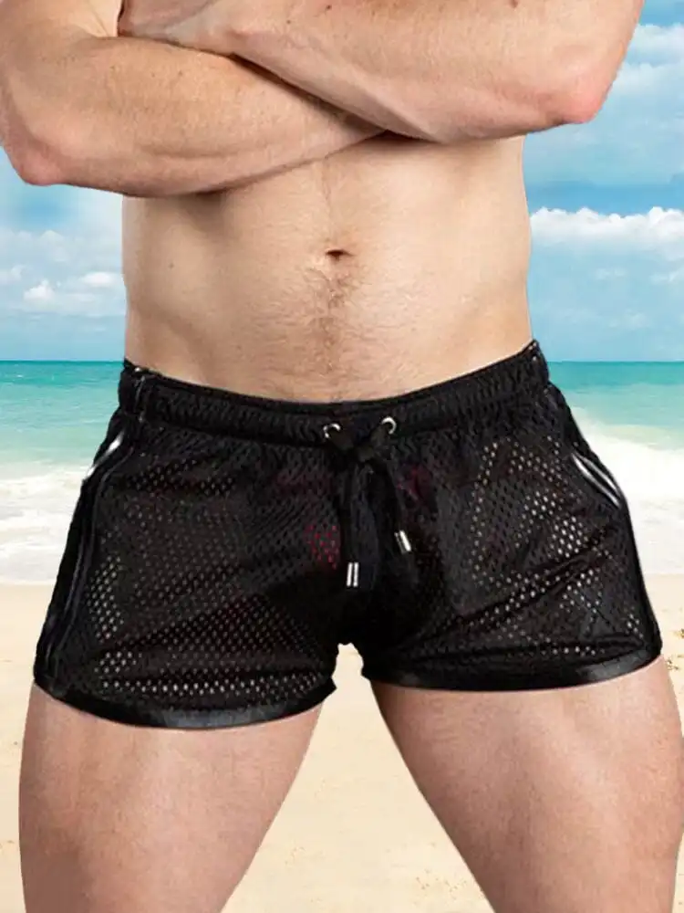 Men's Breathable Mesh Quick Drying Sports Casual Shorts