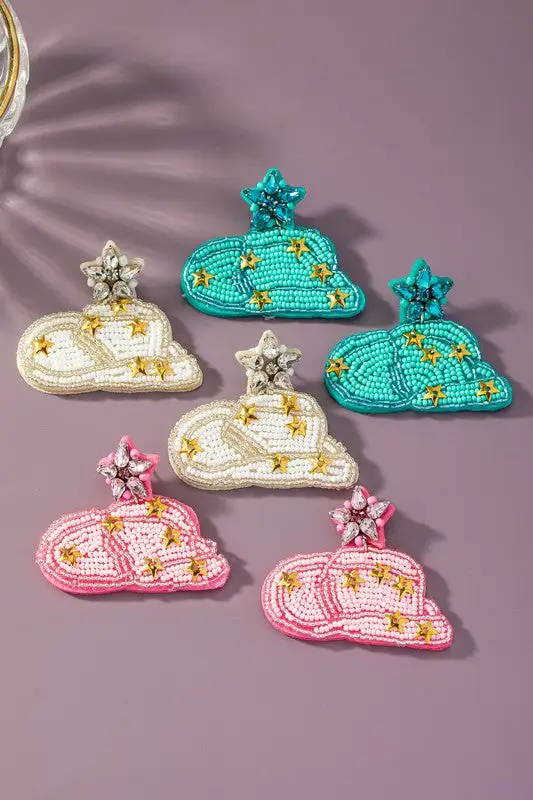 Pullover Charm Drop Earrings