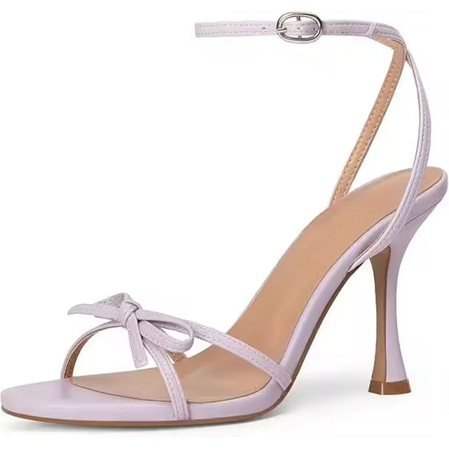 Suede Ankle Strap Heels