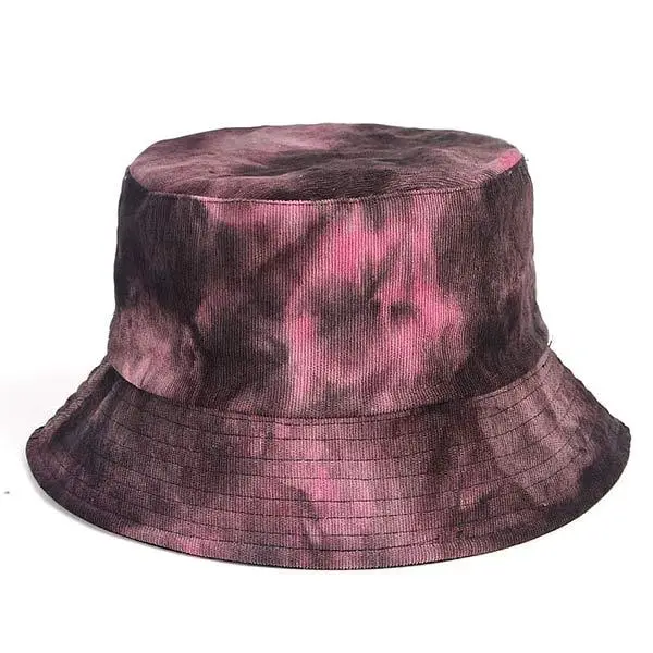 Women'S Tie Dye Reversible Corduroy Bucket Hat 39558002C