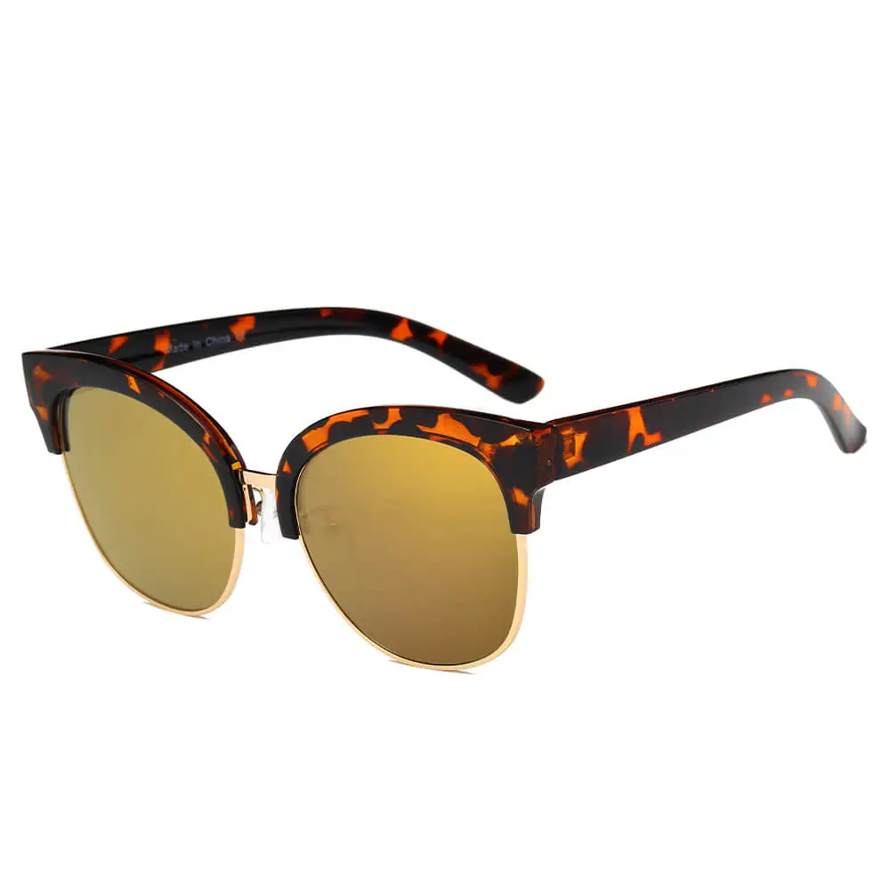 Wide Everyday Tinted Frame Sunglasses