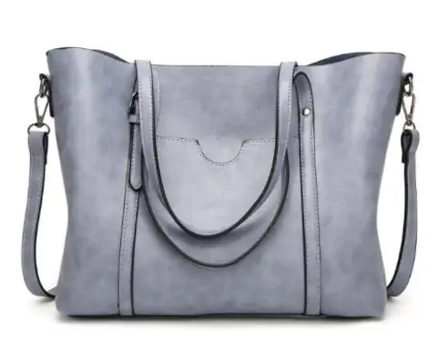 Hand-Painted Leather Handbag Artistic Everyday Use
