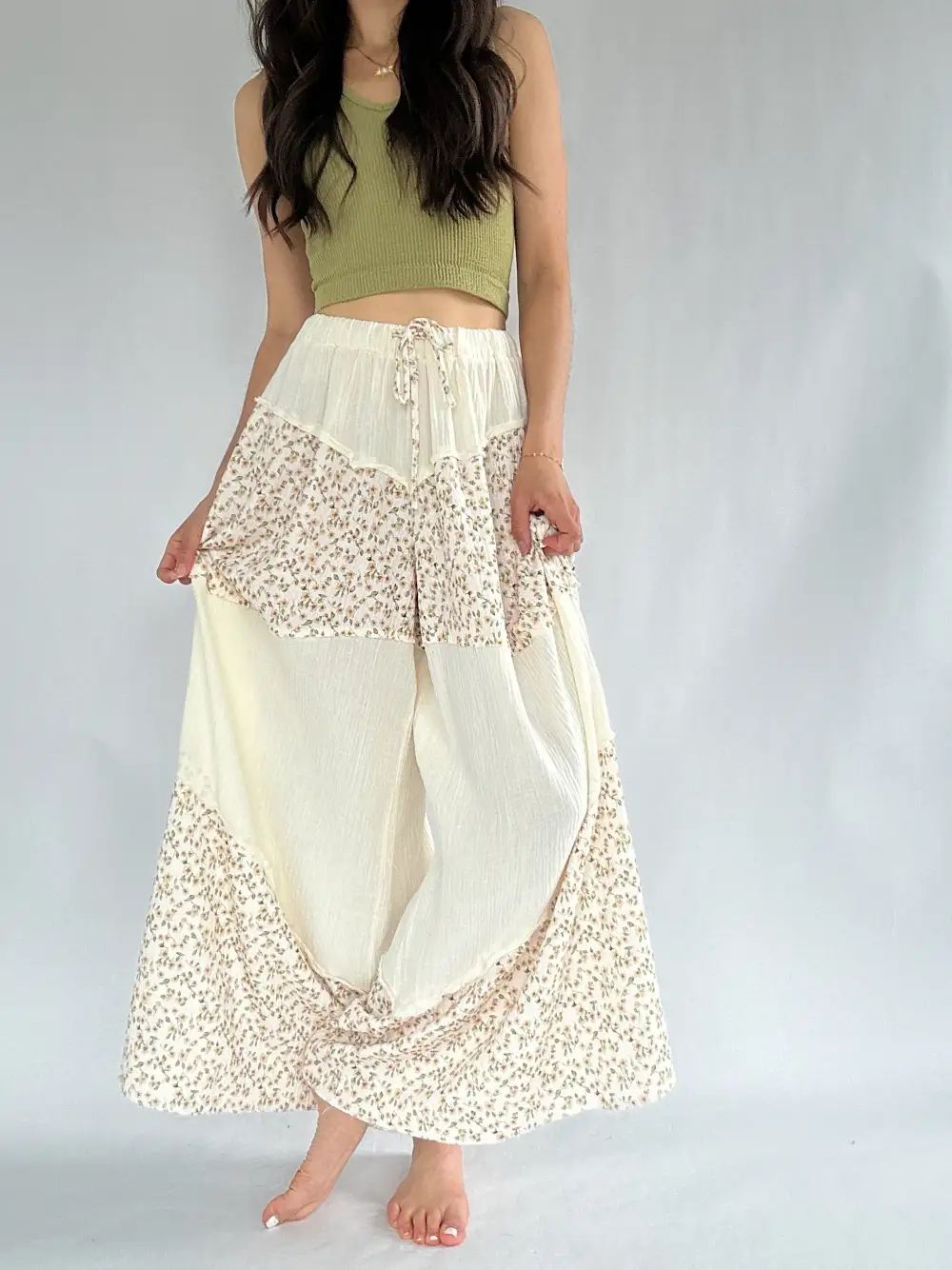Floral Street Wide Leg Pants