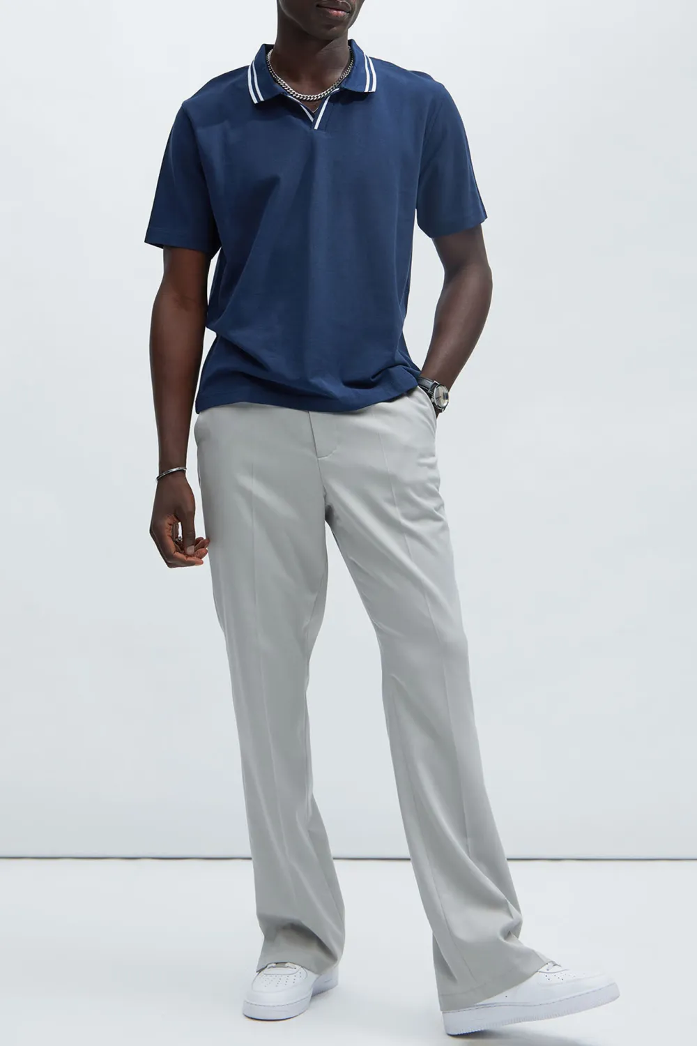 Business Style Short Sleeve Polo