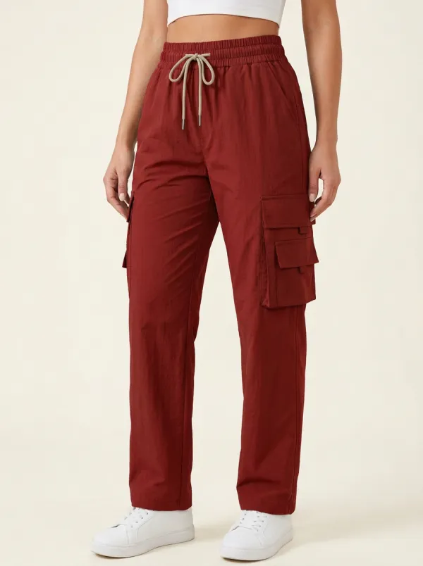 Women's Street Inspired Multi-Pocket Cargo Cargo Work Pants