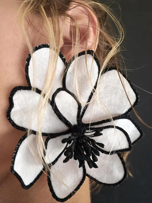 Layered Openwork Drop Earrings