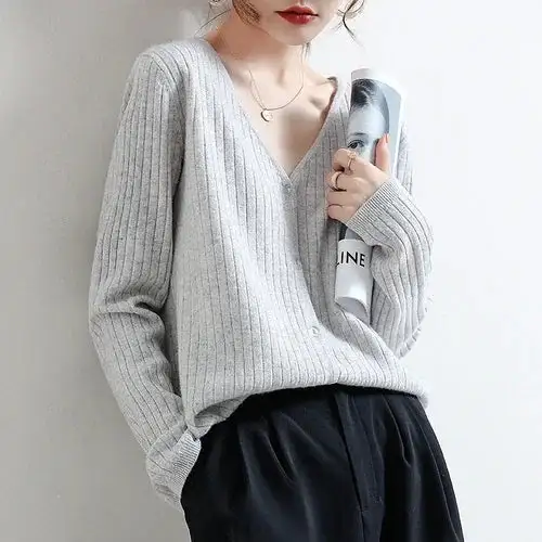 Essential Ribbed Cardigan