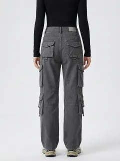 Lifestyle Multi Pocket Techwear Style Sport Look Women's Multi Pocket Cargo Pants