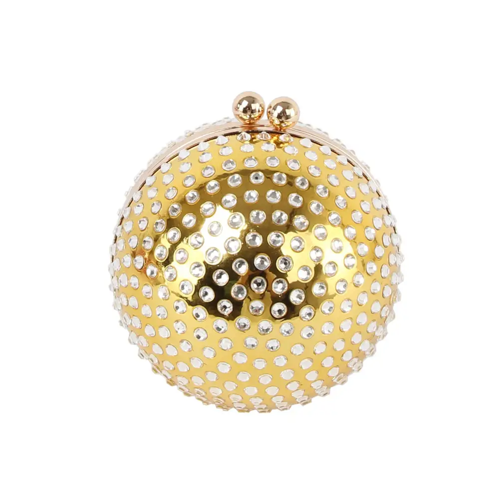Everyday Detail Crystal Accent Chain Accent Acrylic Evening Clutch Bag