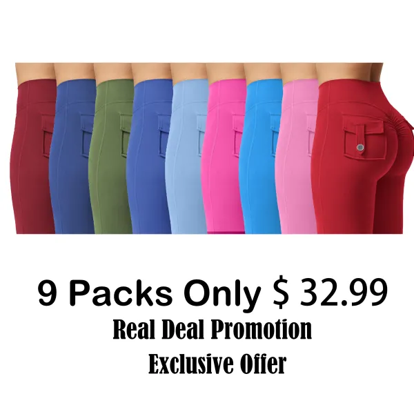 Flare Leggings with Pockets Butt-Lifting | High-Waist | Breathable | Four-Way Stretch | Squat-Proof