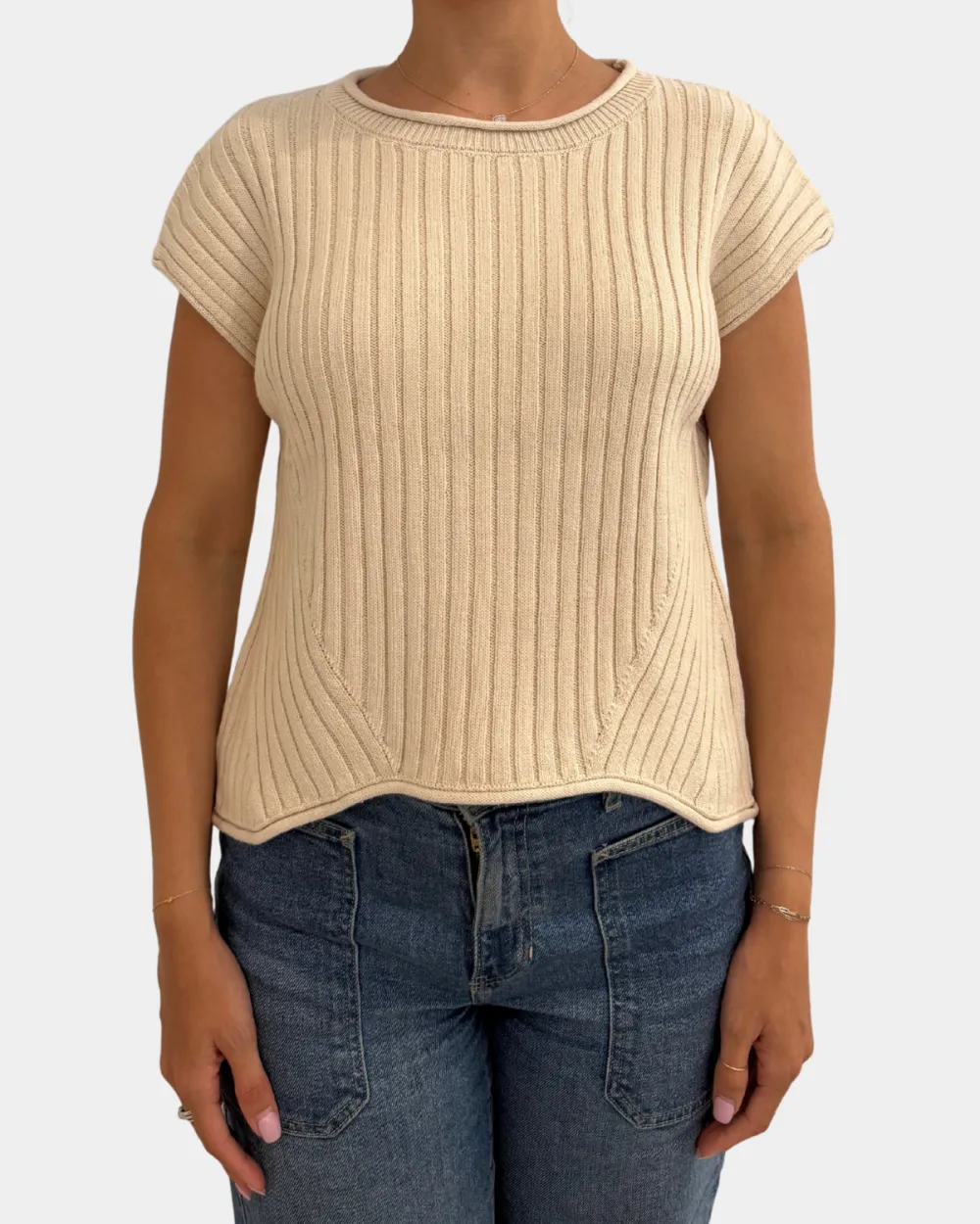 Cable Knit Sweater Top