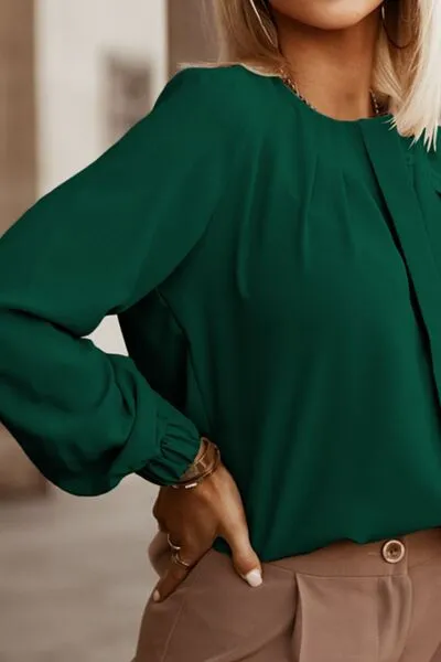 Relaxed Crew Neck Shirt