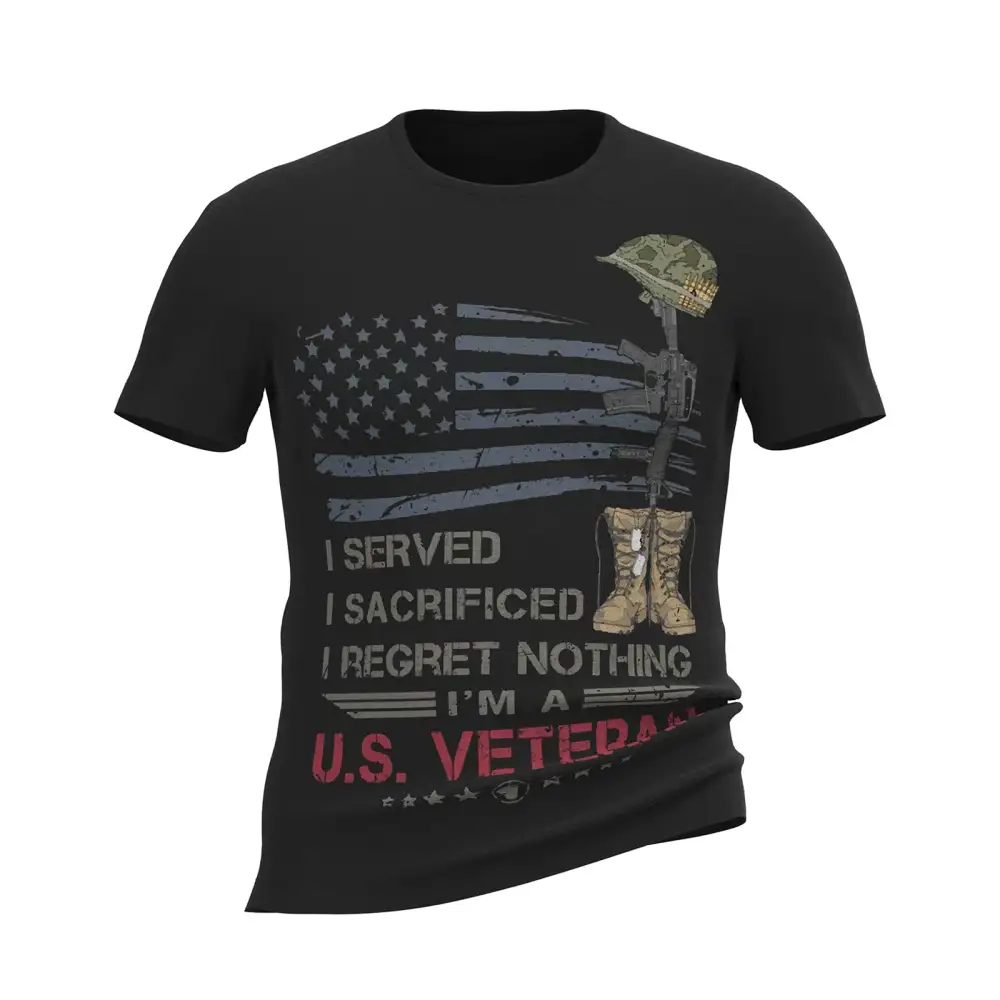 VETERANS USA FLAG GRAPHIC TEE