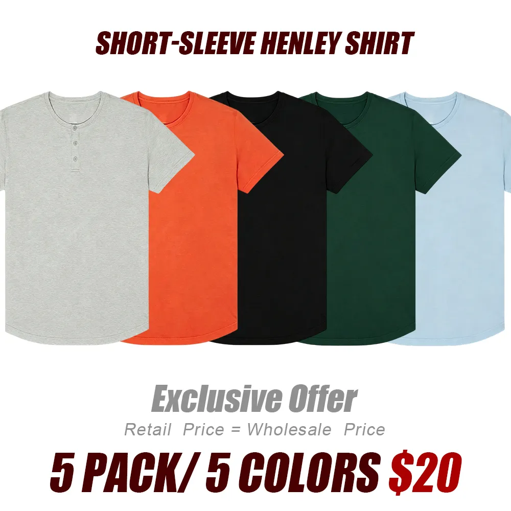 🛒 90% OFF NOW!2026 New Men's Henley Drop-Cut