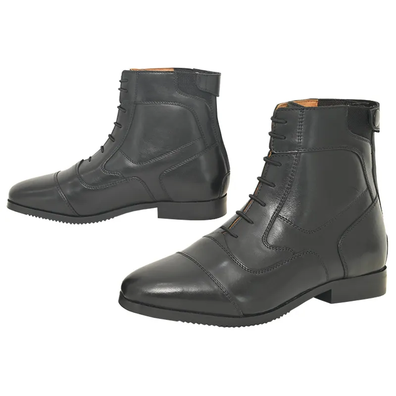Traditional Rubber Sole Everyday Riding Ankle Boots