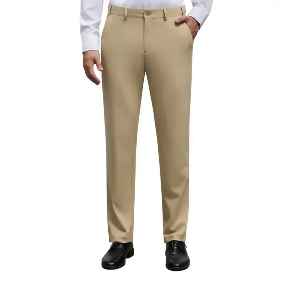 Men's Stretch Dress Pants Wrinkle-Free Golf Pants