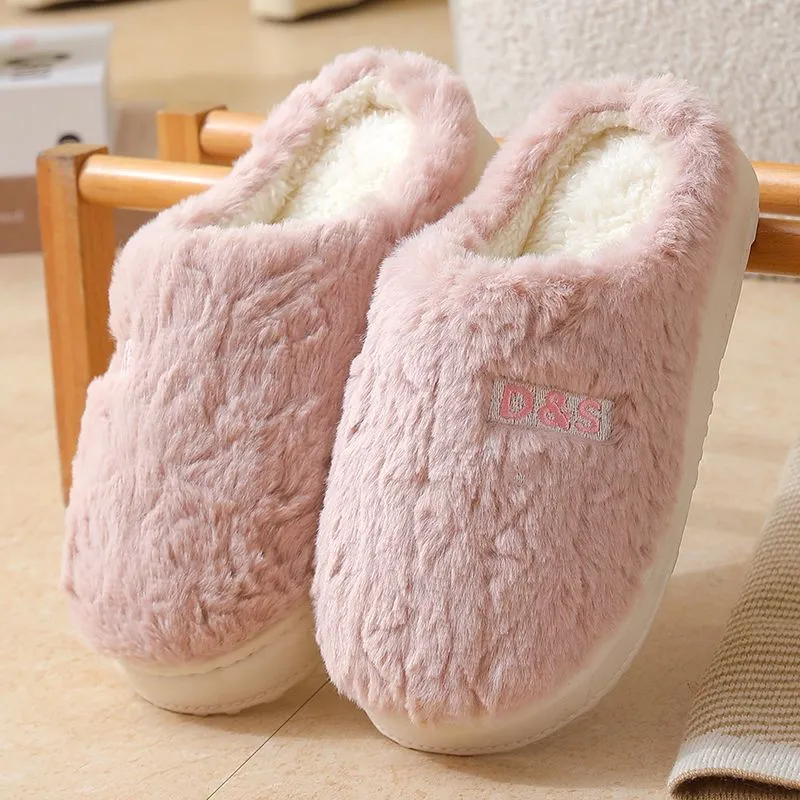 Textured Soft Lined Home Slippers
