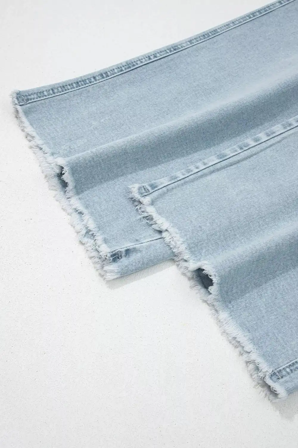 Straight Leg Pocketed Denim Jeans