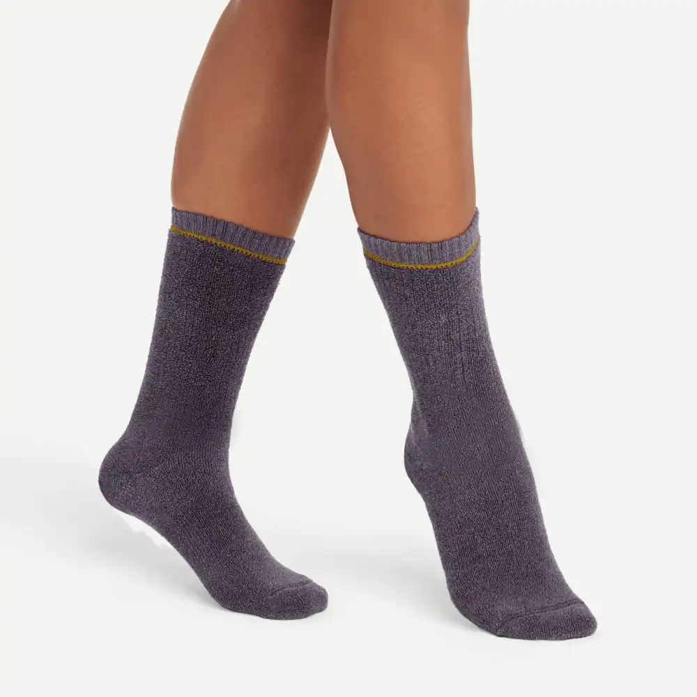 Women's Plush Terry Calf Socks
