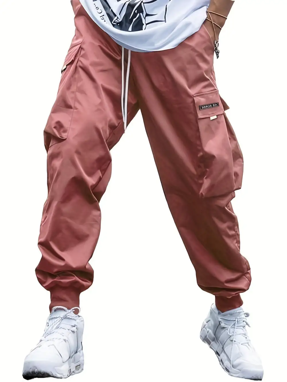 Multi Pocket Drawstring Cargo Pants