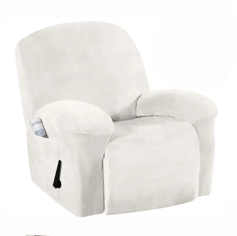 Stretchable Velvet Recliner Slipcover