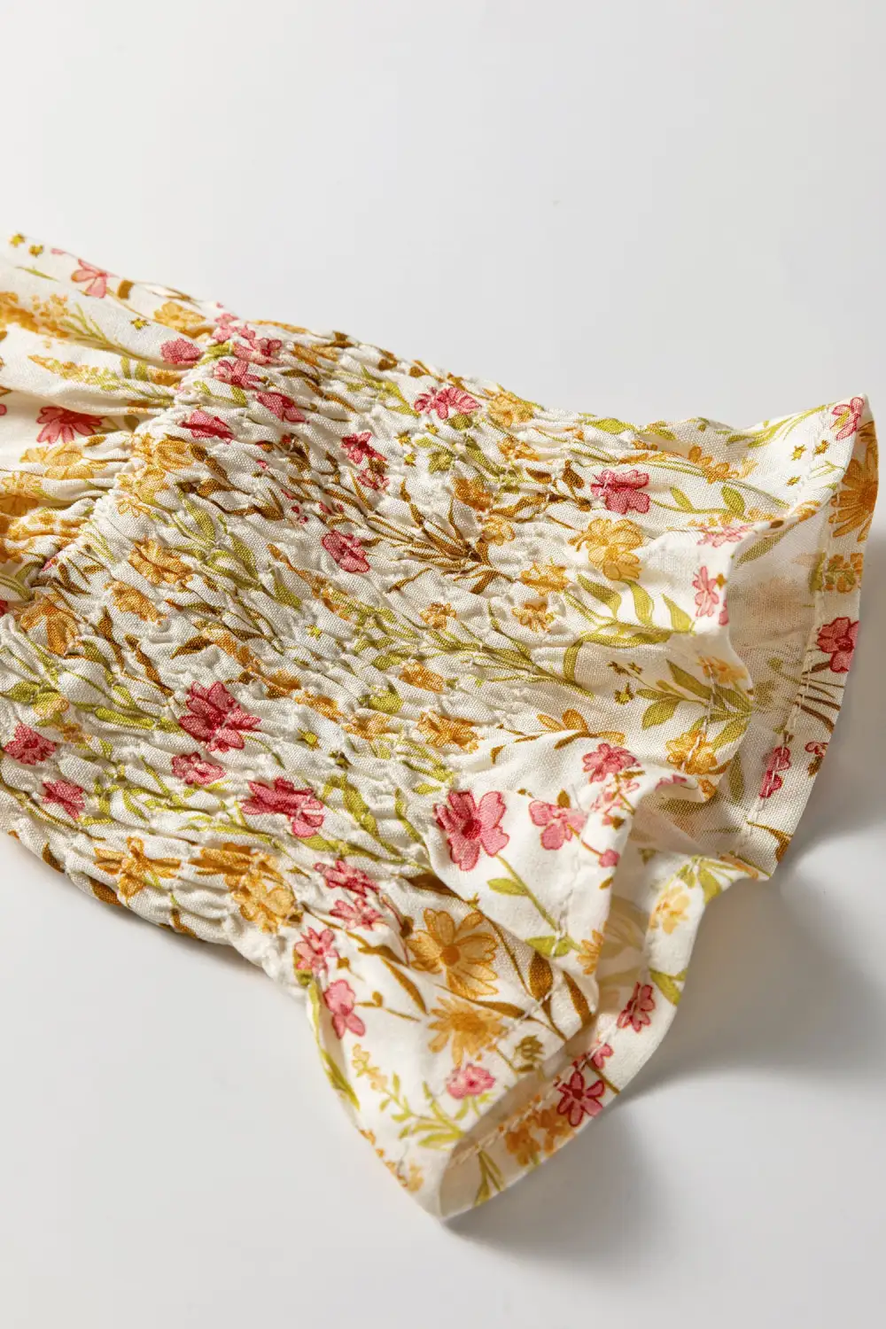 Balanced Detail Floral Printed Ruffle Dress