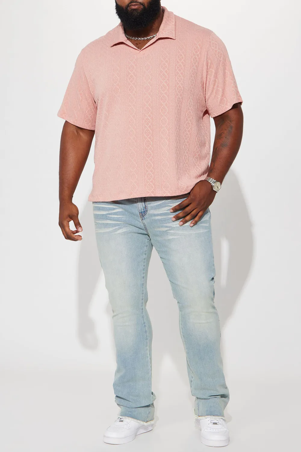 Solid Color Short Sleeve Polo