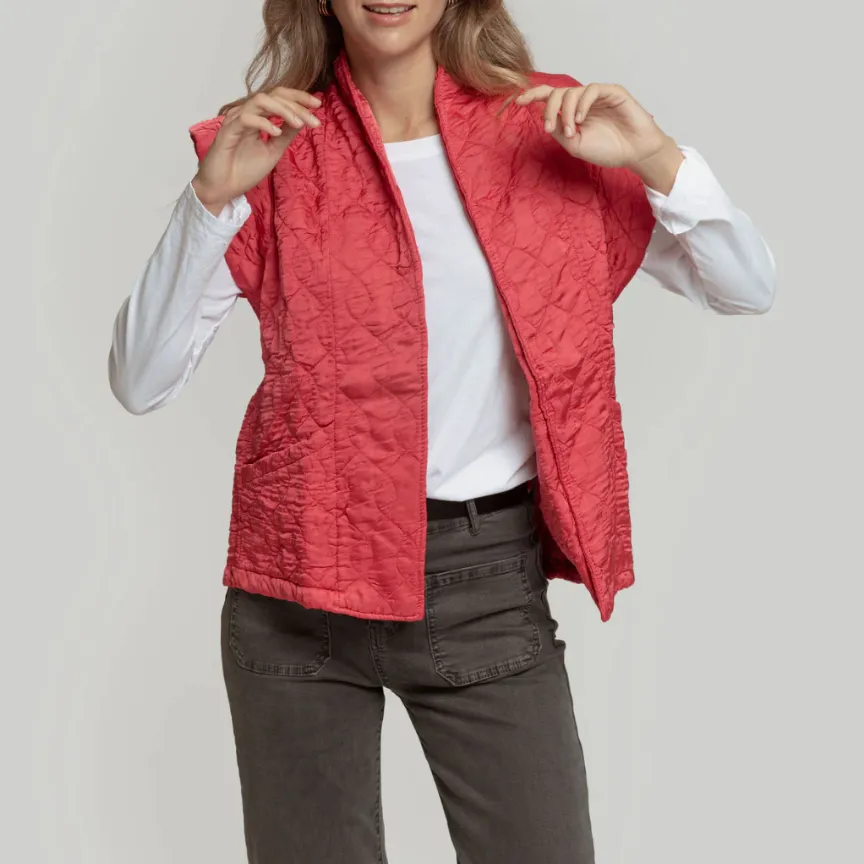 Quilted Casual Sleeveless Vest
