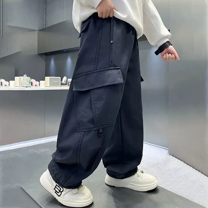 Men's Casual Cargo Pants with Deep Pockets