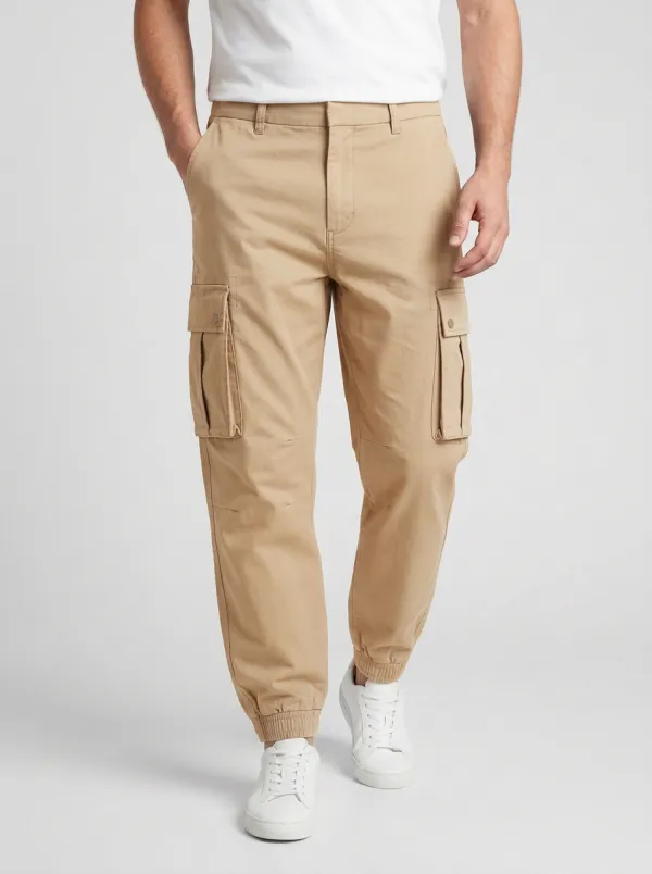 Jogger Printed Solid-Style Men's Cargo Pants