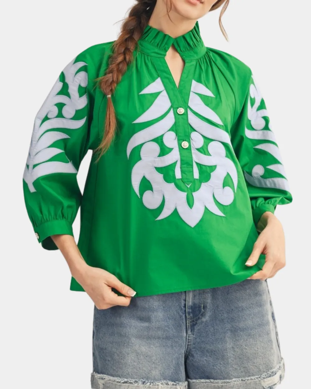 Baroque Applique Top